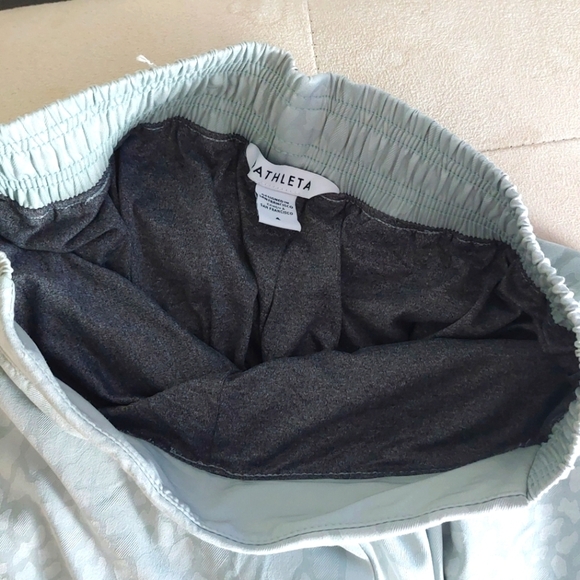Athleta brooklyn fully Lined Textured Joggers pant Serpentine Coast Grey size.4 - Picture 10 of 12